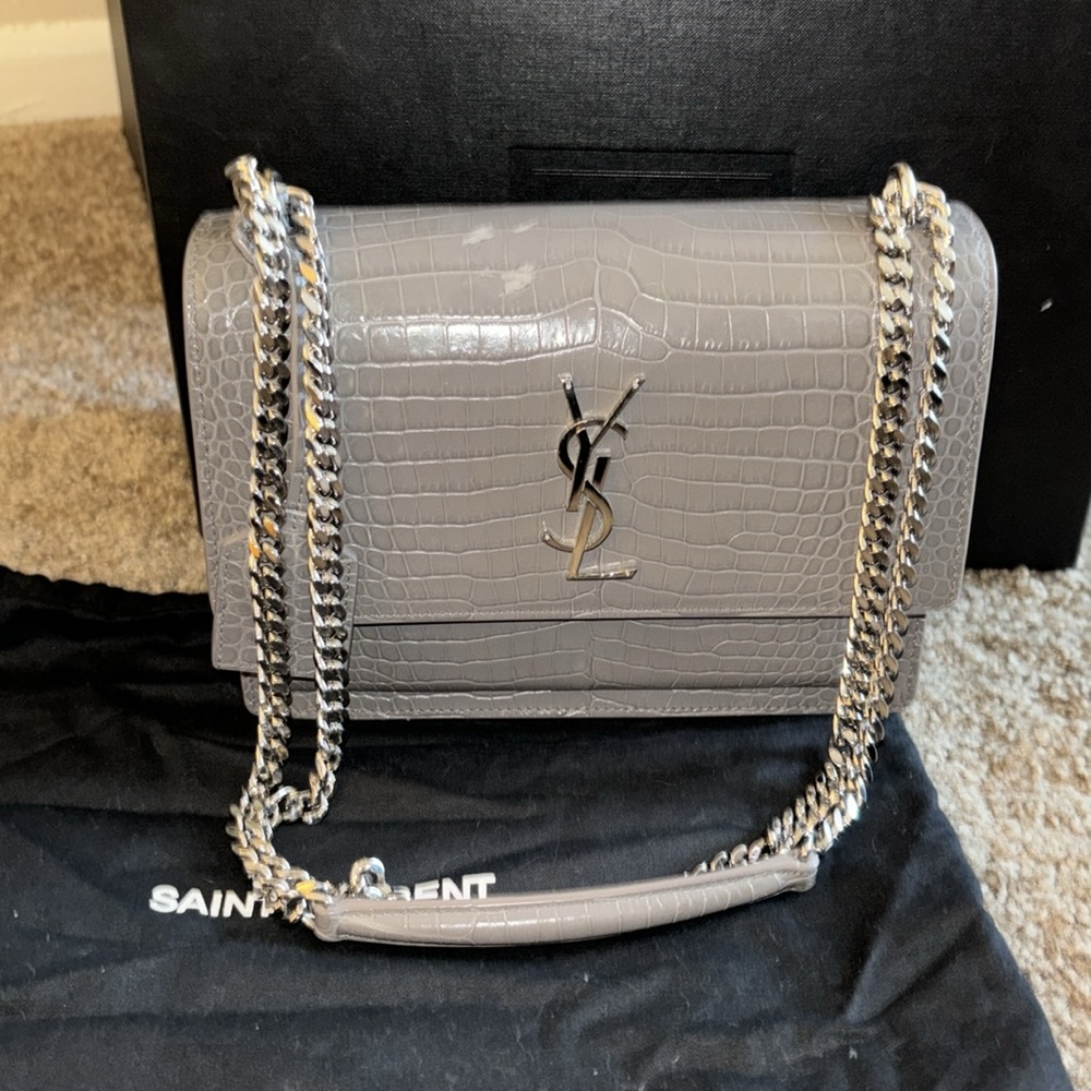 SAINT LAURENT Medium Sunset Bag - Picture 10 of 12